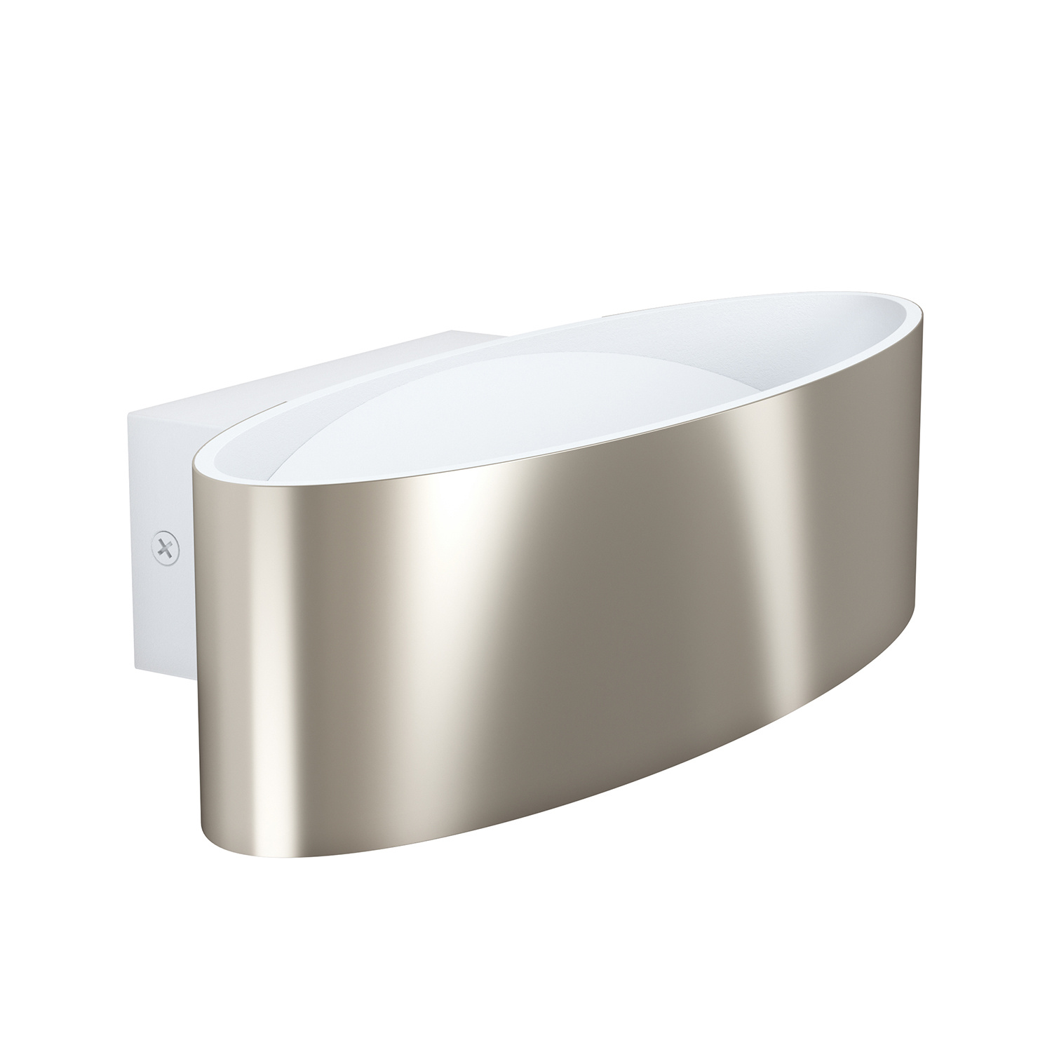 foto del prodotto applique minimal maccacari alluminio bianco led integrato 10w