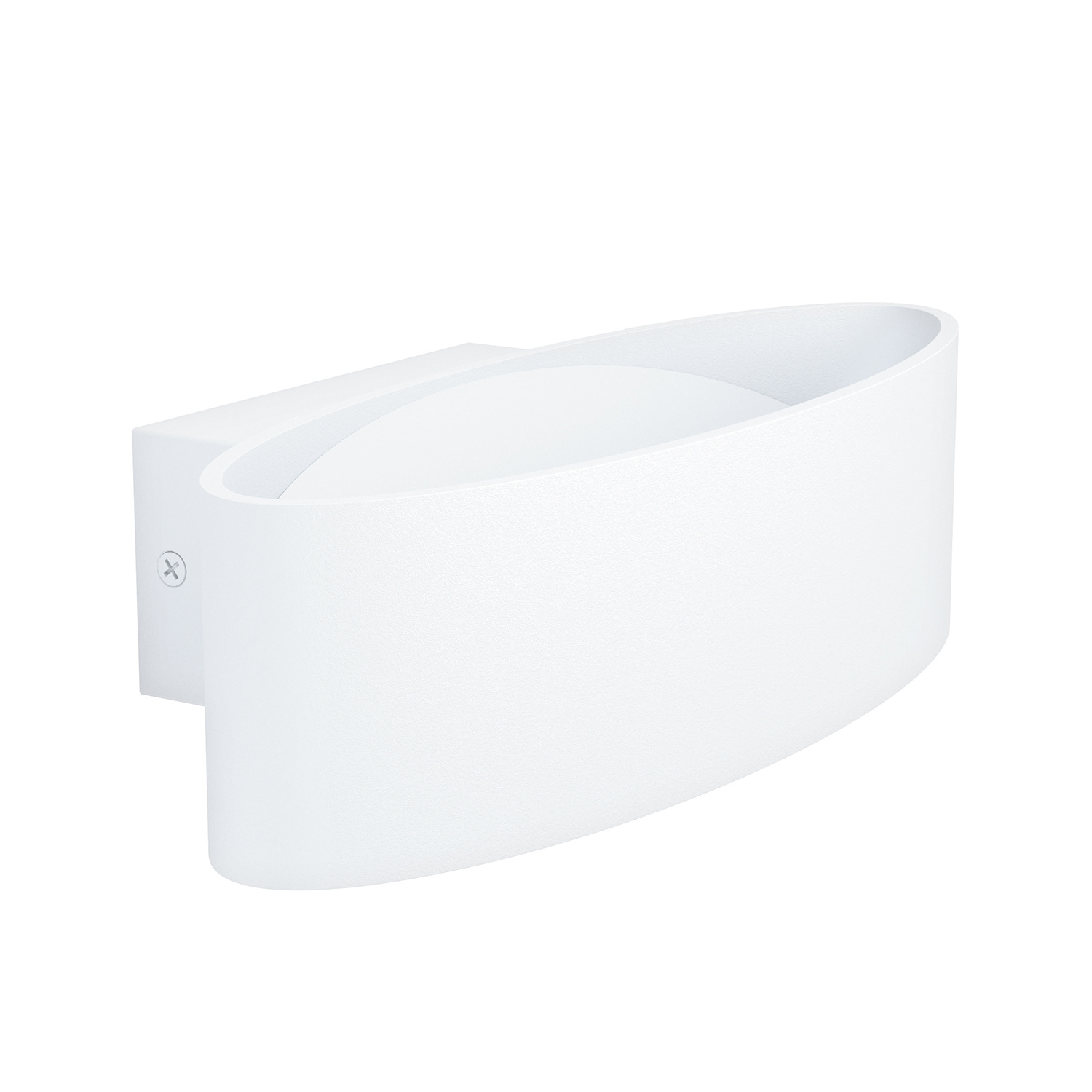 foto del prodotto applique minimal maccacari alluminio bianco luce led integrato 10w