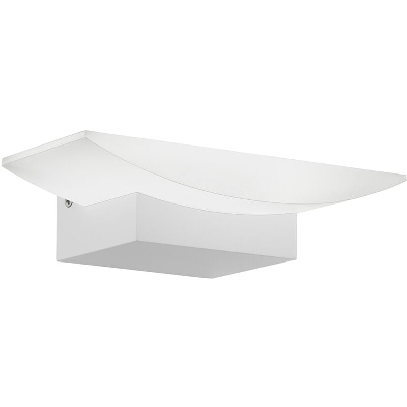 foto del prodotto applique minimal metrass alluminio bianco 1 luce led integrato 5,6w