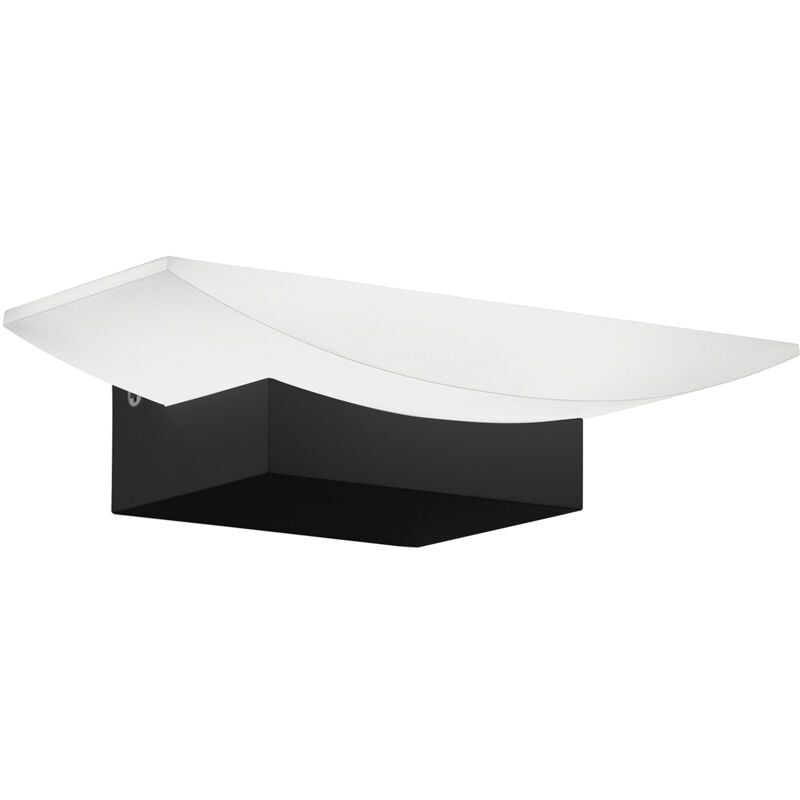 foto del prodotto applique minimal metrass alluminio nero 1 luce led integrato 5,6w