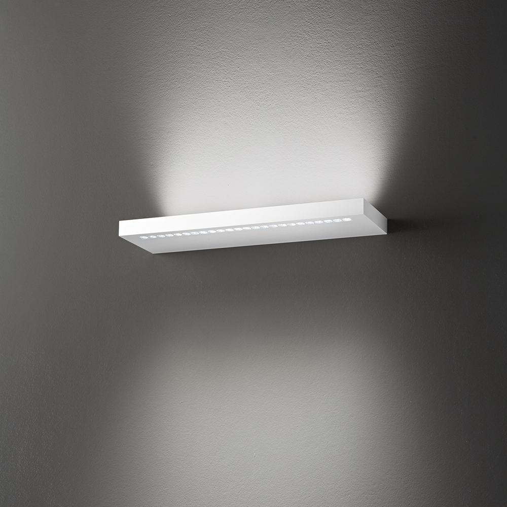 foto del prodotto applique moderna bed metallo bianco led 28w 3000k