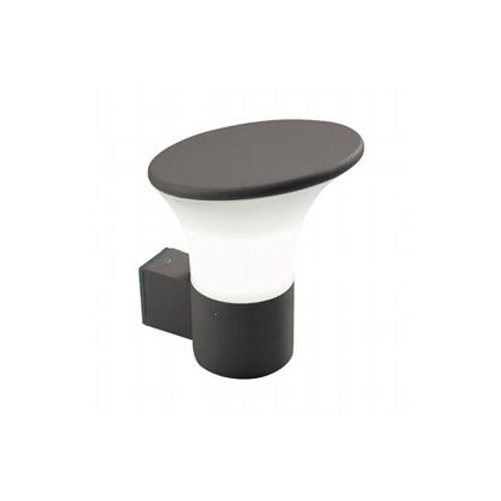 foto del prodotto applique moderna belen alluminio grafite 1 luce e27