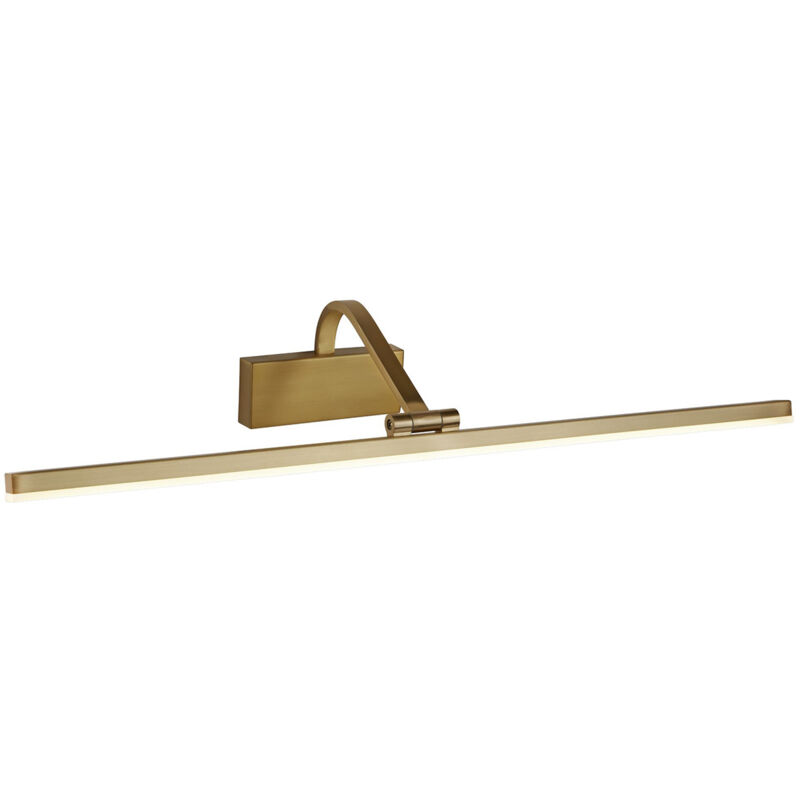 foto del prodotto applique moderna bilbao acciaio ottone policarbonato led 17w 3000k