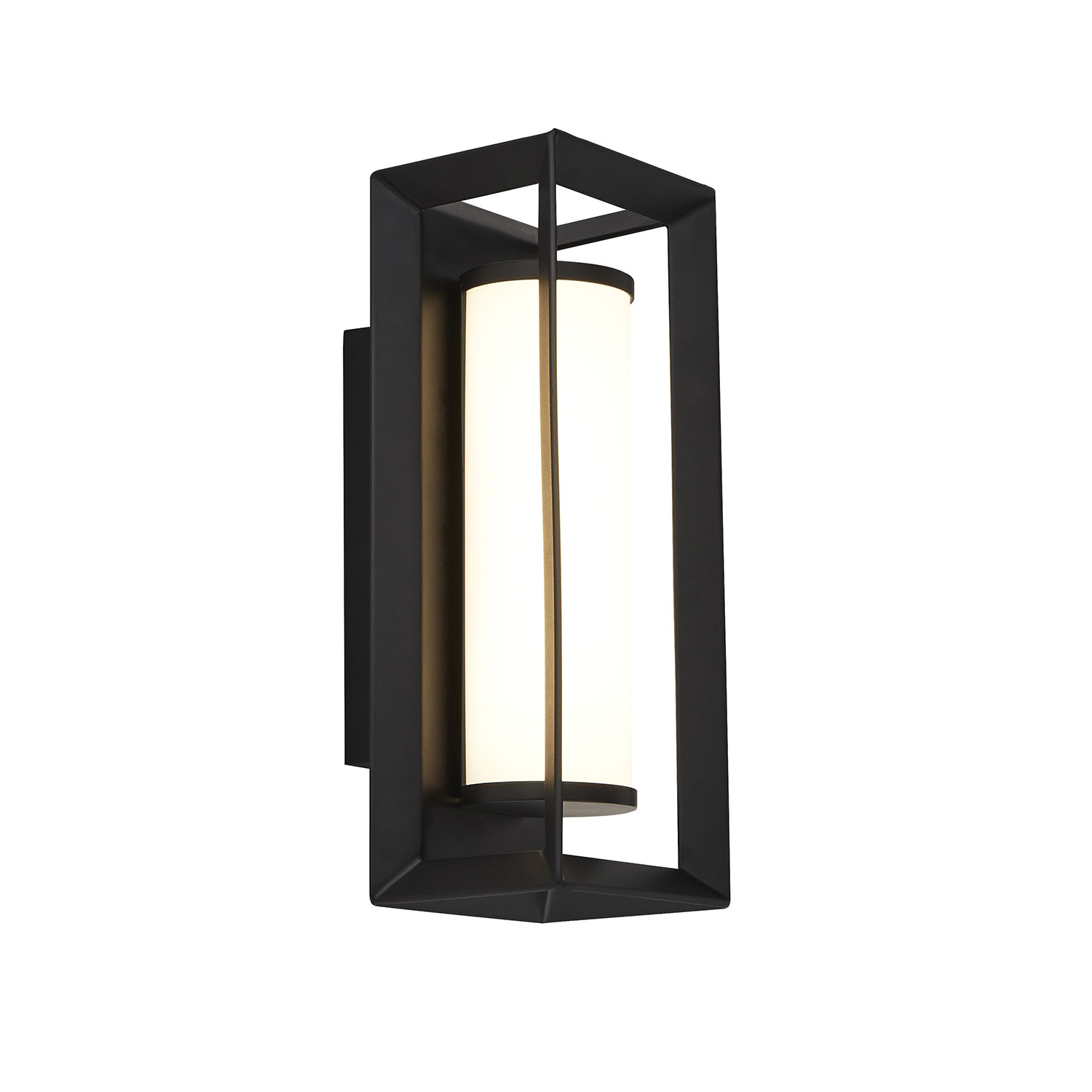 foto del prodotto applique moderna chaplin acciaio bianco policarbonato led 5w 3000k