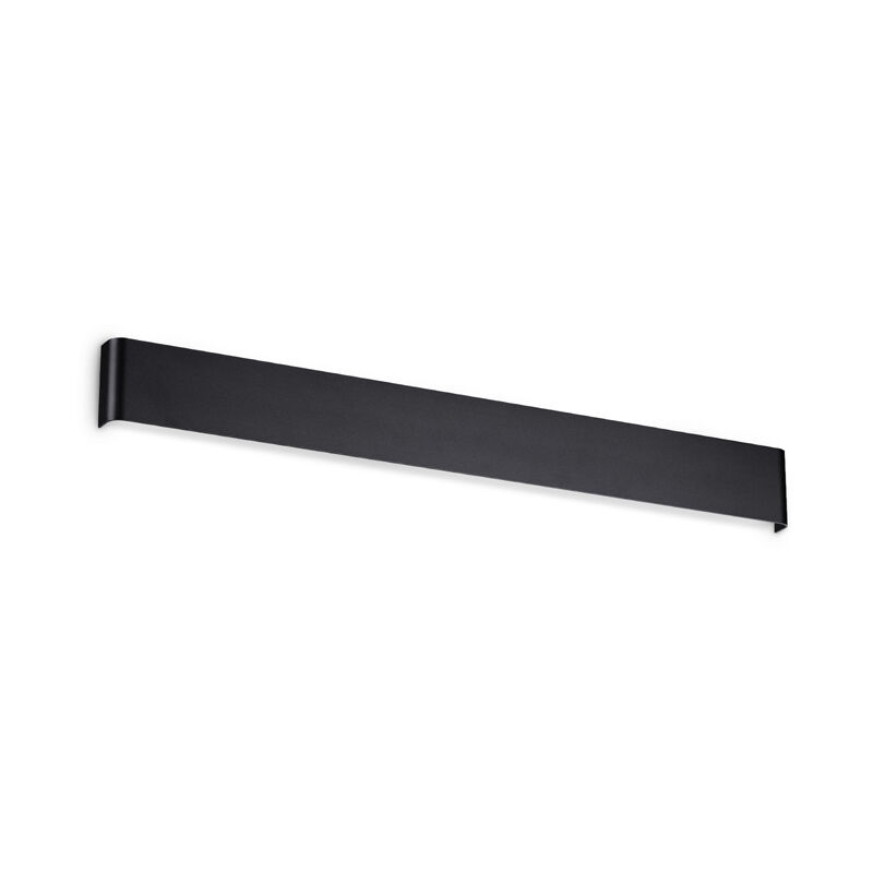 foto del prodotto applique moderna delta metallo nero led 30w 4000k luce naturale