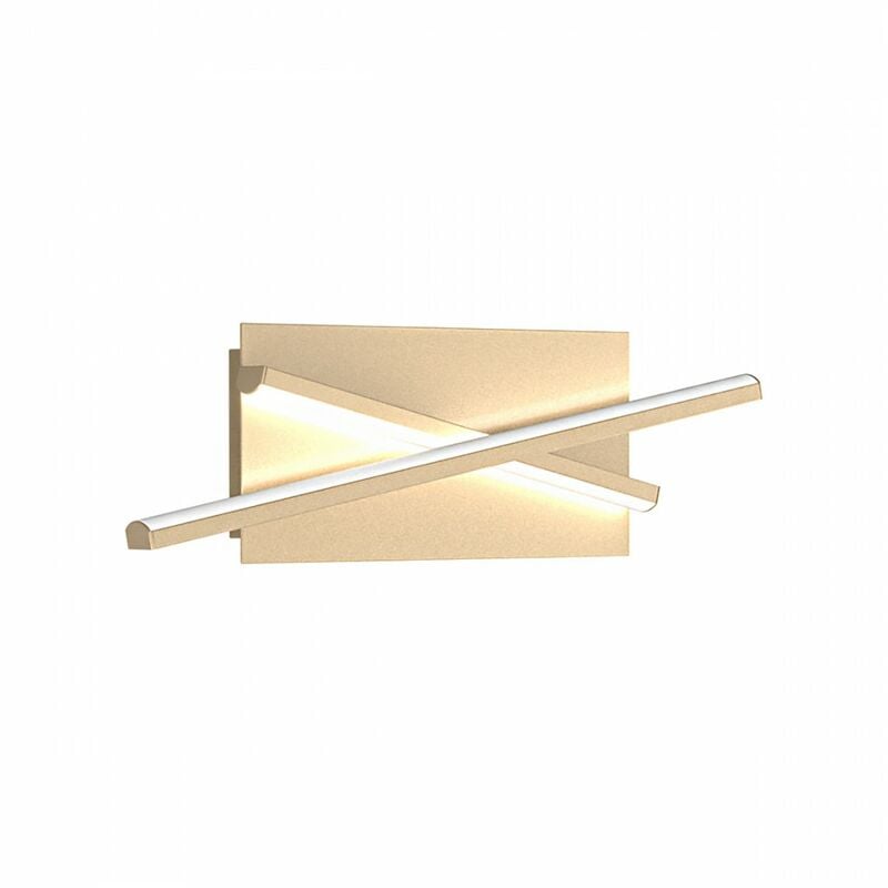 foto del prodotto applique moderna dna alluminio oro led 15w