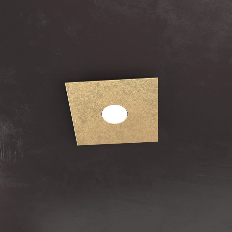 foto del prodotto applique moderna eccentric metallo foglia oro 1 luce gx53