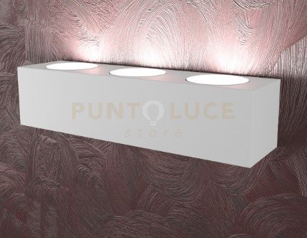 foto del prodotto applique moderna eccentric metallo grigio 6 luci gx53 biemissione