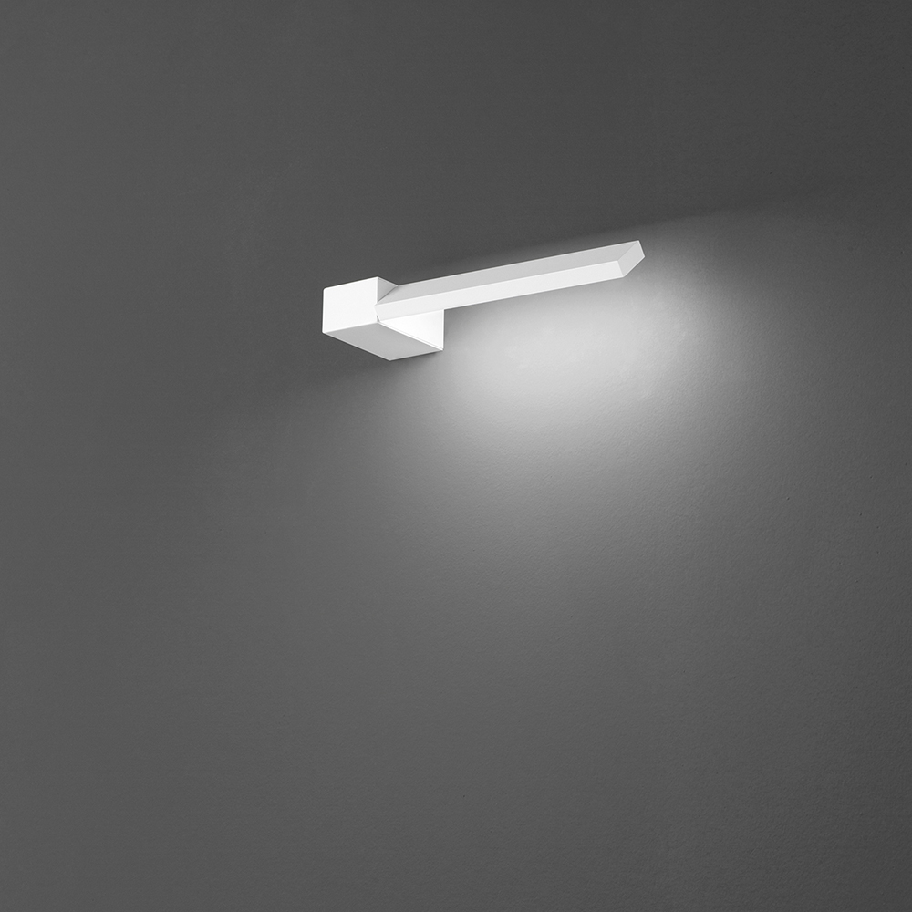 foto del prodotto applique moderna elle alluminio bianco acrilico led 14w cct 3000 4000 6000k