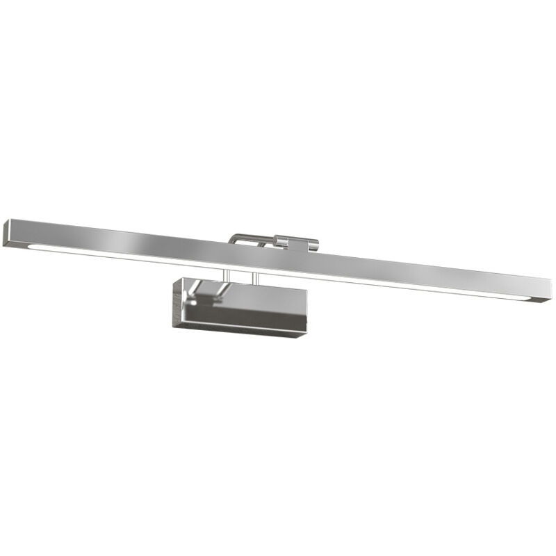 foto del prodotto applique moderna flexa metallo cromo diffusore acrilico led 12w luce naturale