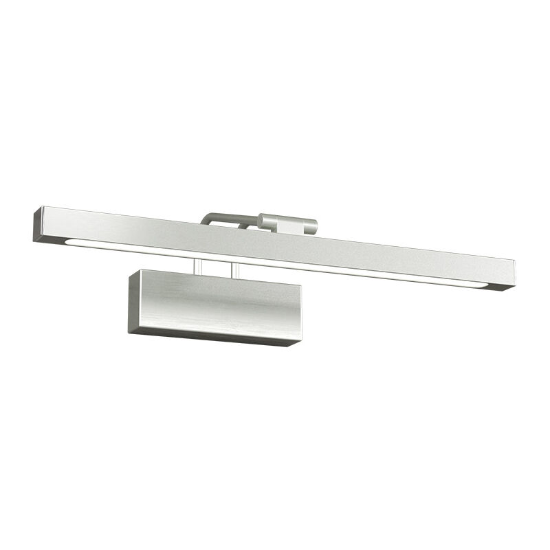 foto del prodotto applique moderna flexa metallo cromo diffusore acrilico led 8w luce naturale