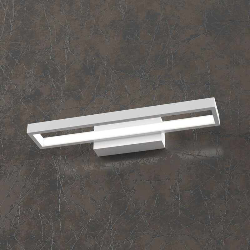 foto del prodotto applique moderna four squares alluminio bianco led 20w