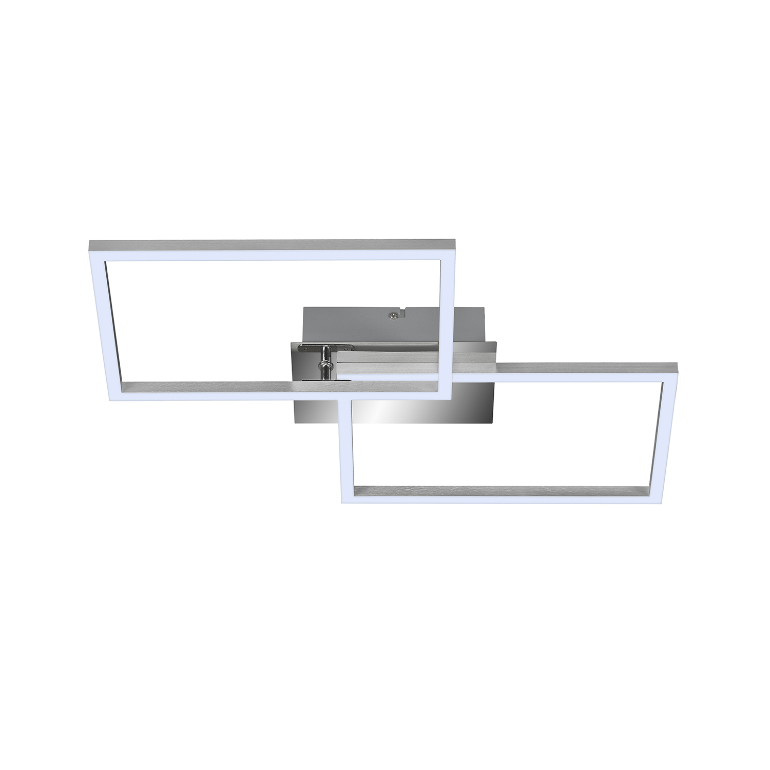foto del prodotto applique moderna frame metallo cromo led integrato 30w da 2700 a 5000k
