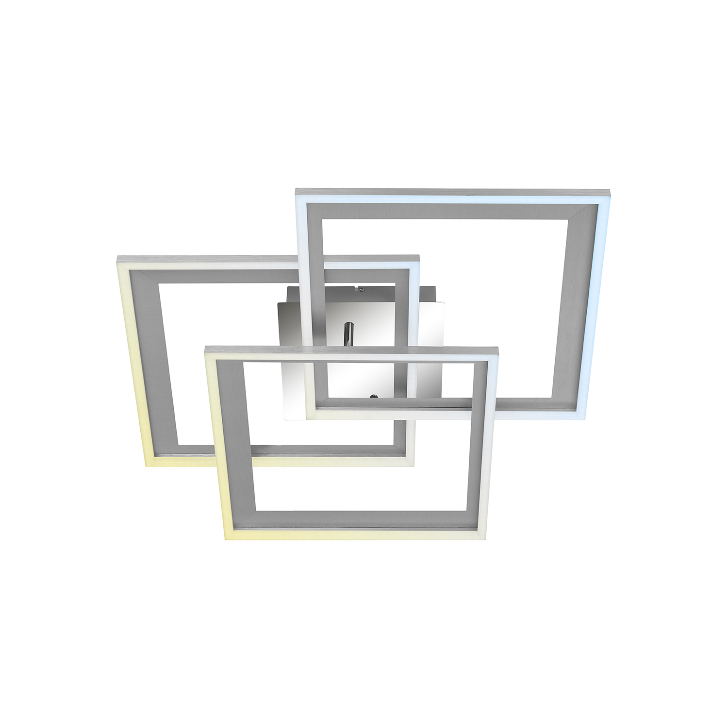 foto del prodotto applique moderna frame metallo cromo led integrato 45w da 2700 a 6500k