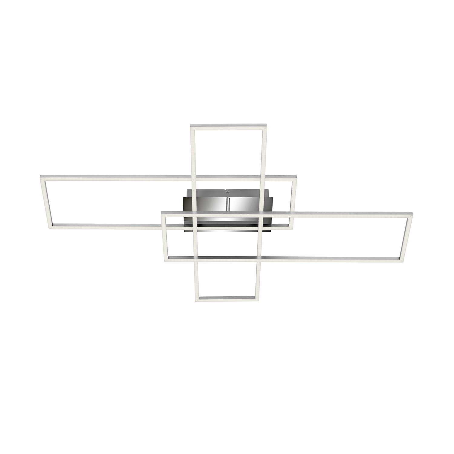 foto del prodotto applique moderna frame metallo cromo led integrato 50w 3000k