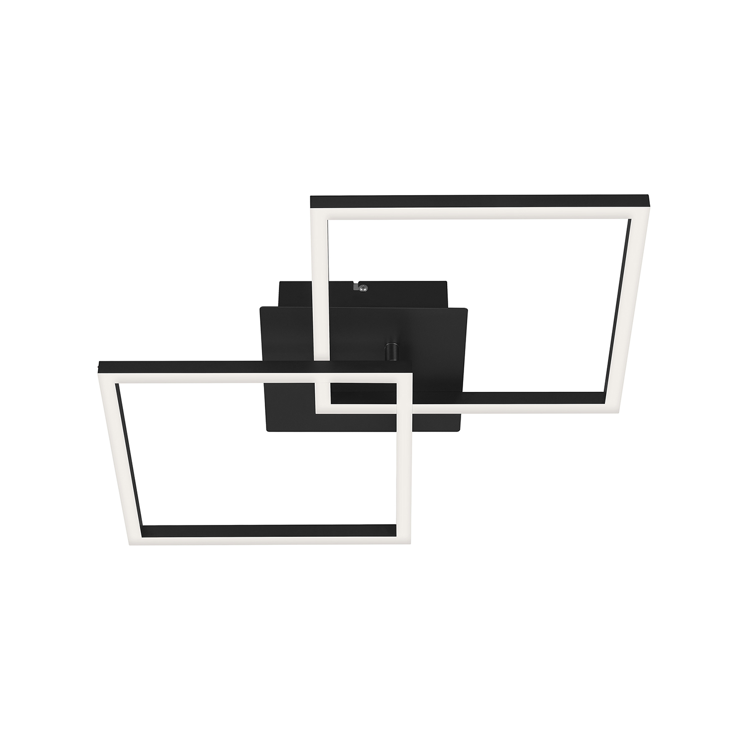 foto del prodotto applique moderna frame metallo nero led 22w 3000k
