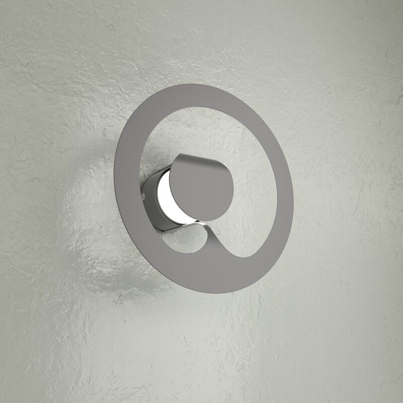 foto del prodotto applique moderna fuel metallo antracite 1 luce gx53
