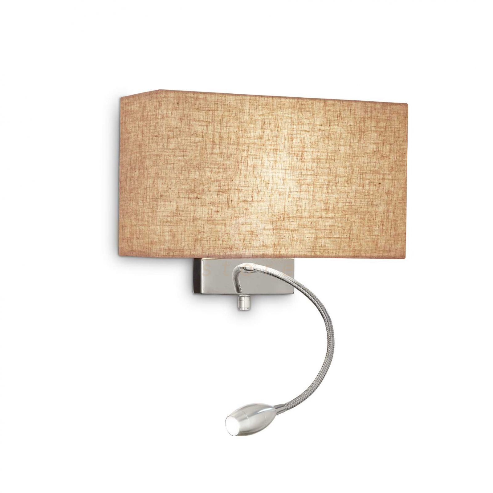 foto del prodotto applique moderna hotel metallo canvas 2 luci e27 led 1,5w