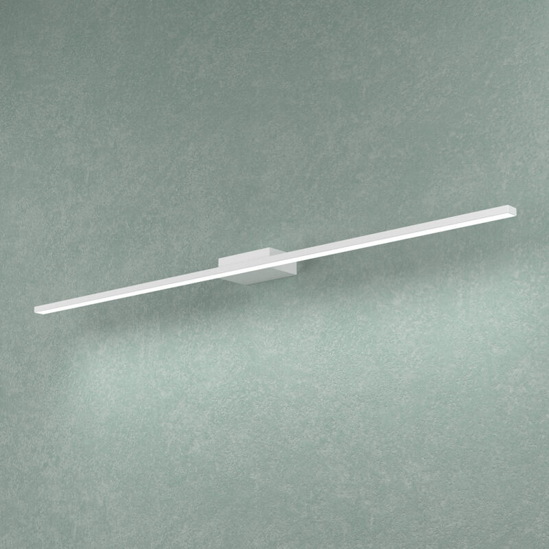 foto del prodotto applique moderna line metallo bianco diffusore acrilico b led 14,4w nat 90cm