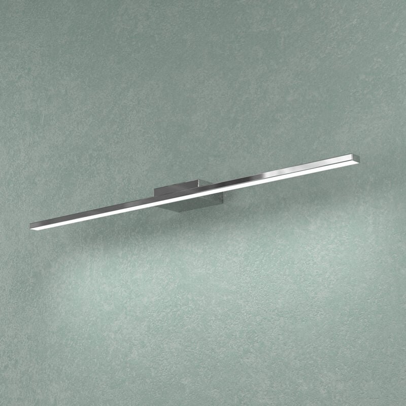 foto del prodotto applique moderna line metallo cromo diffusore acrilico bianco led 11,2w nat 70cm