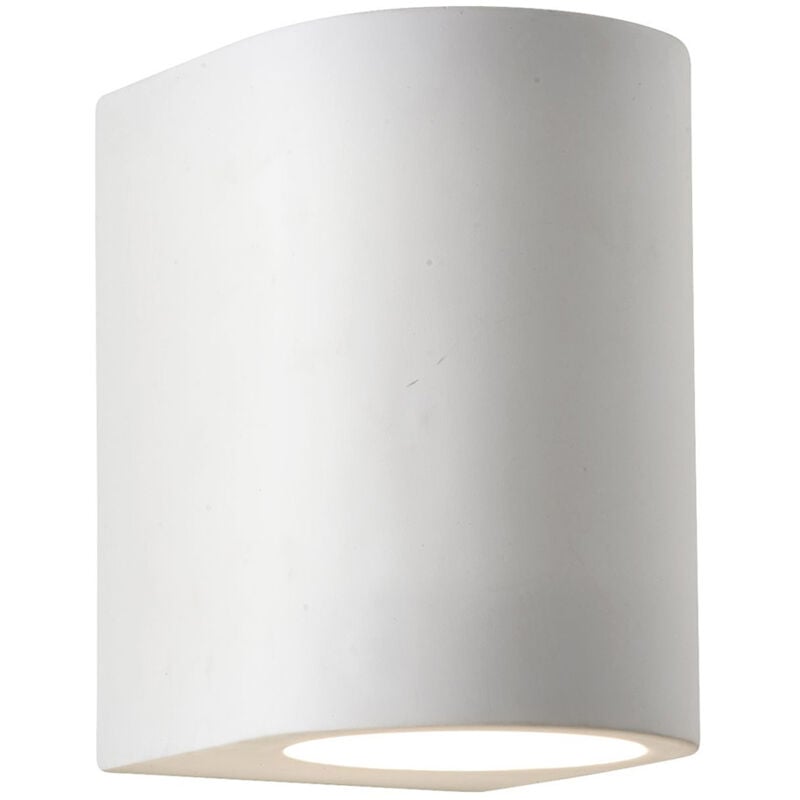 foto del prodotto applique moderna malta gesso bianco 1 luce g9