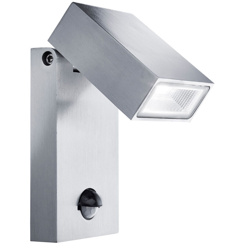 foto del prodotto applique moderna metro alluminio cromo vetro led 10w 4000k