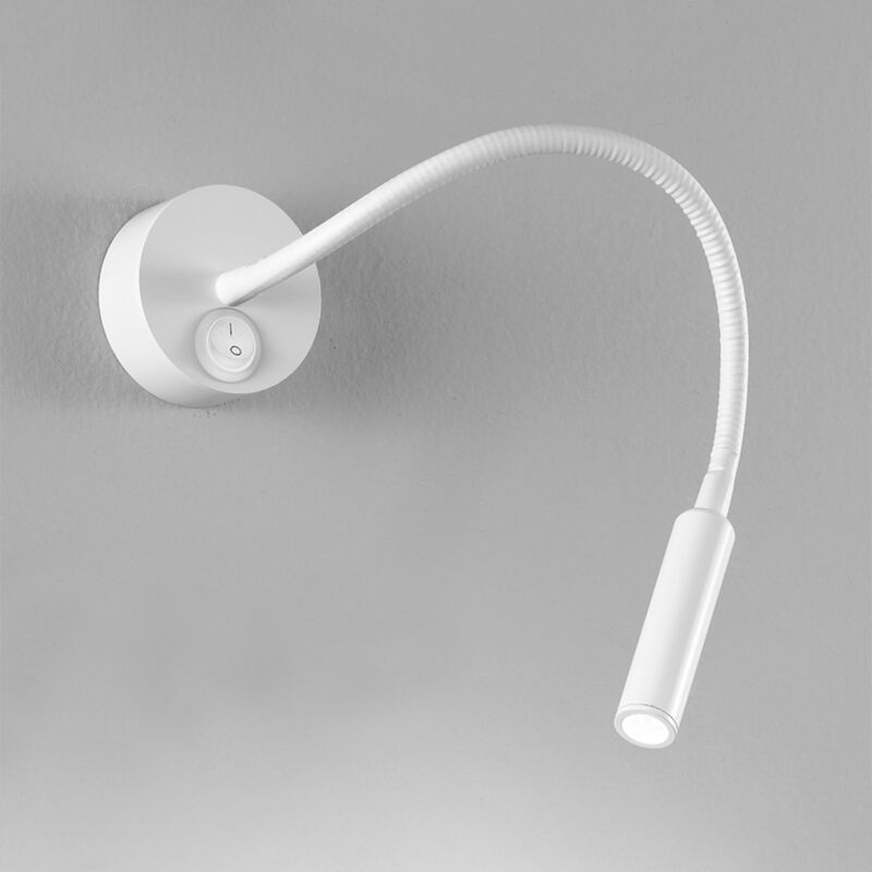 foto del prodotto applique moderna minispy metallo bianco led 3w 4000k