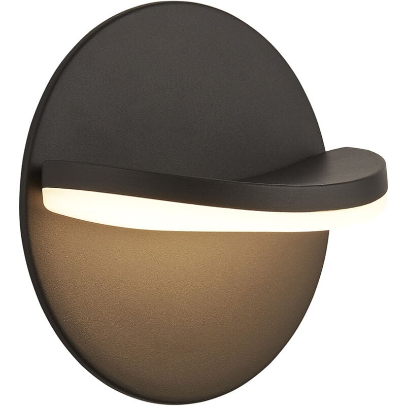 foto del prodotto applique moderna moda alluminio grigio policarbonato led 16,3w 3000k