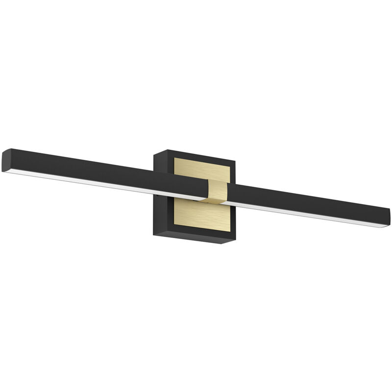 foto del prodotto applique moderna peguera alluminio nero 1 luce led integrato 11w