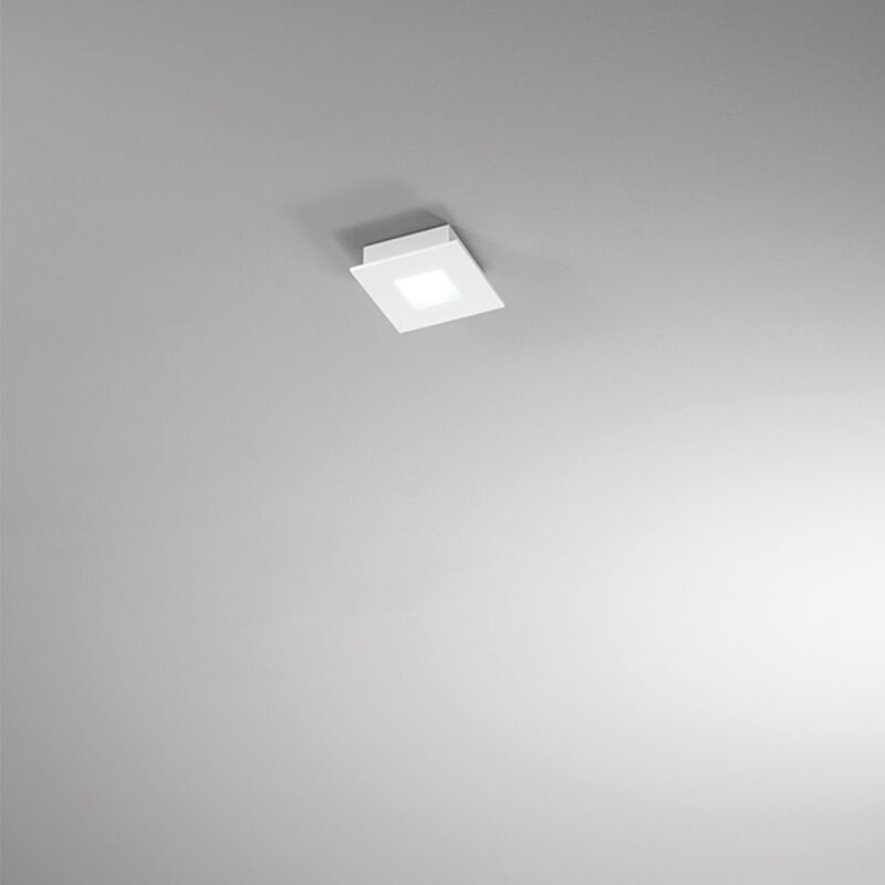 foto del prodotto applique moderna pixel metallo bianco acrilico 1 luce gx53