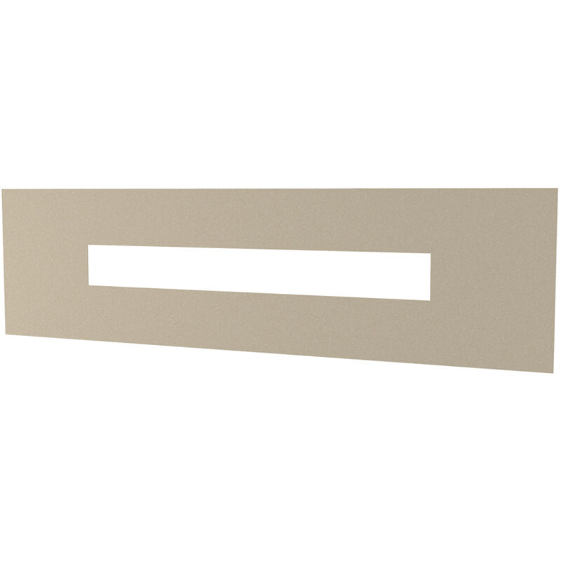 foto del prodotto applique moderna rettangolare wally metallo sabbia 1 luce 2g11 56cm