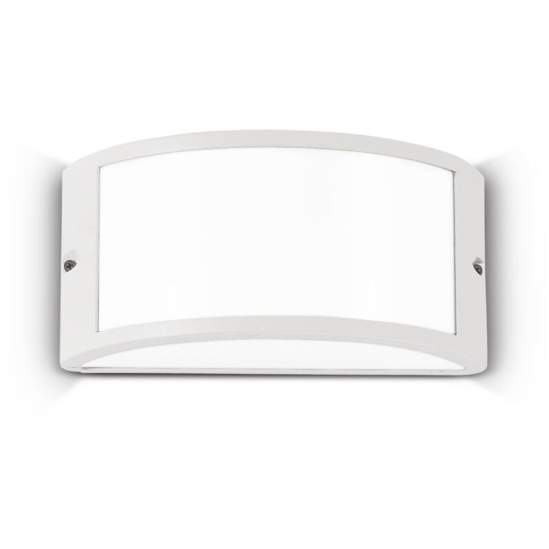 foto del prodotto applique moderna rex 1 alluminio materie plastiche bianco 1 luce e27