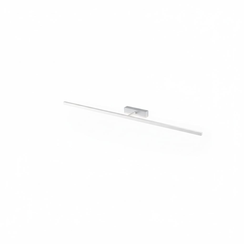 foto del prodotto applique moderna riga metallo bianco acrilico led 16w 3000k