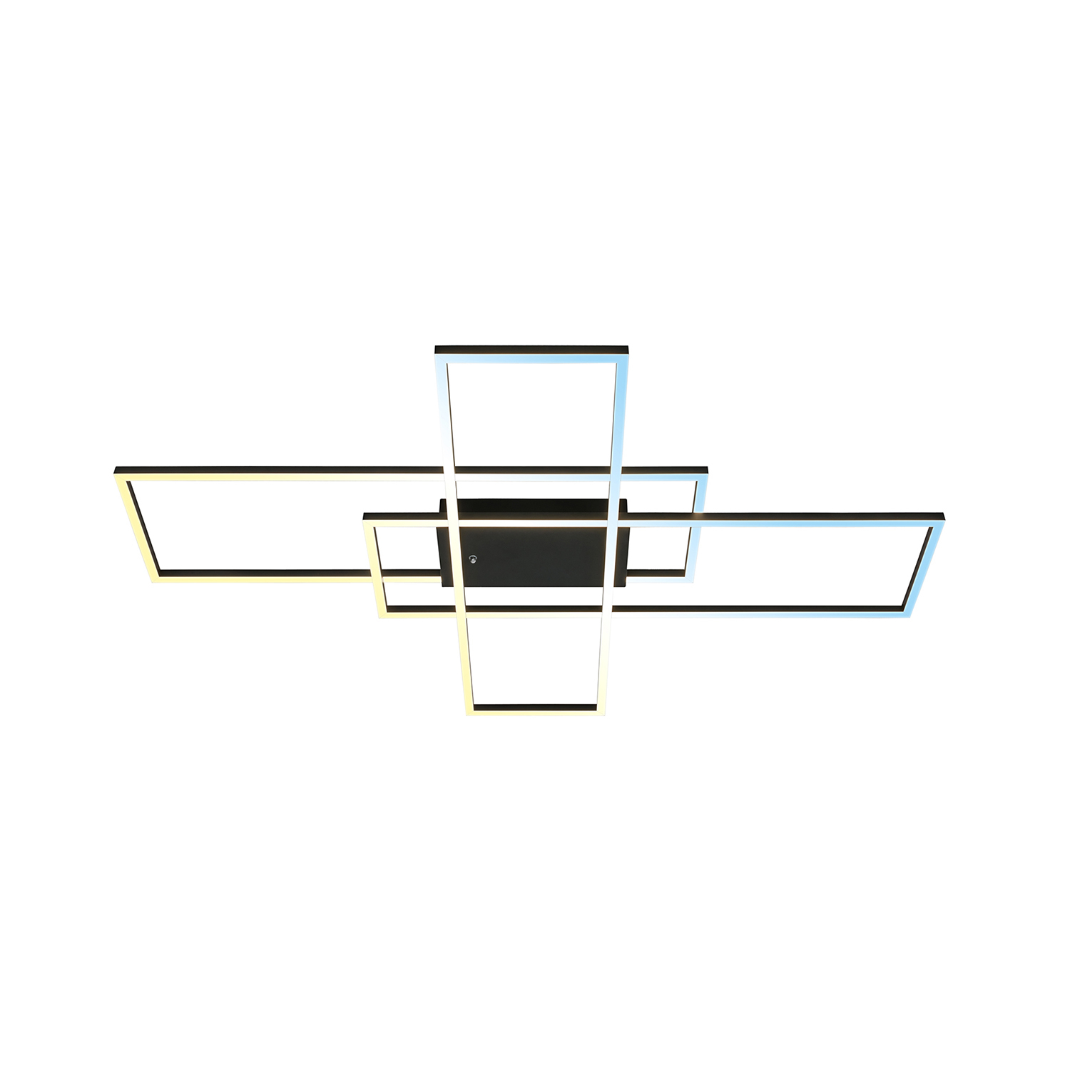 foto del prodotto applique moderna roami metallo nero led integrato 50w 3000k