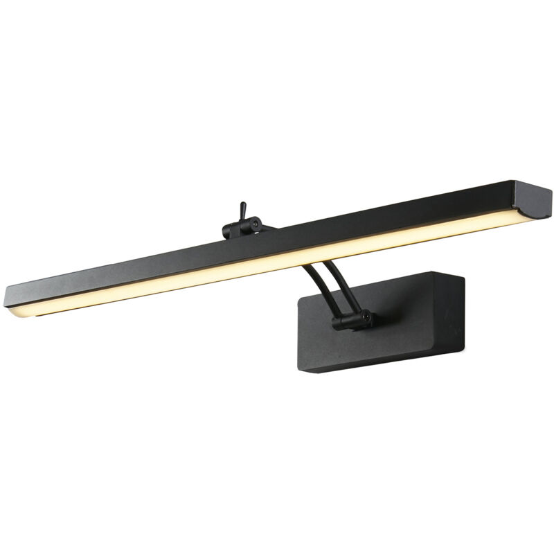 foto del prodotto applique moderna rodi acciaio nero policarbonato led 13,3w 3000k