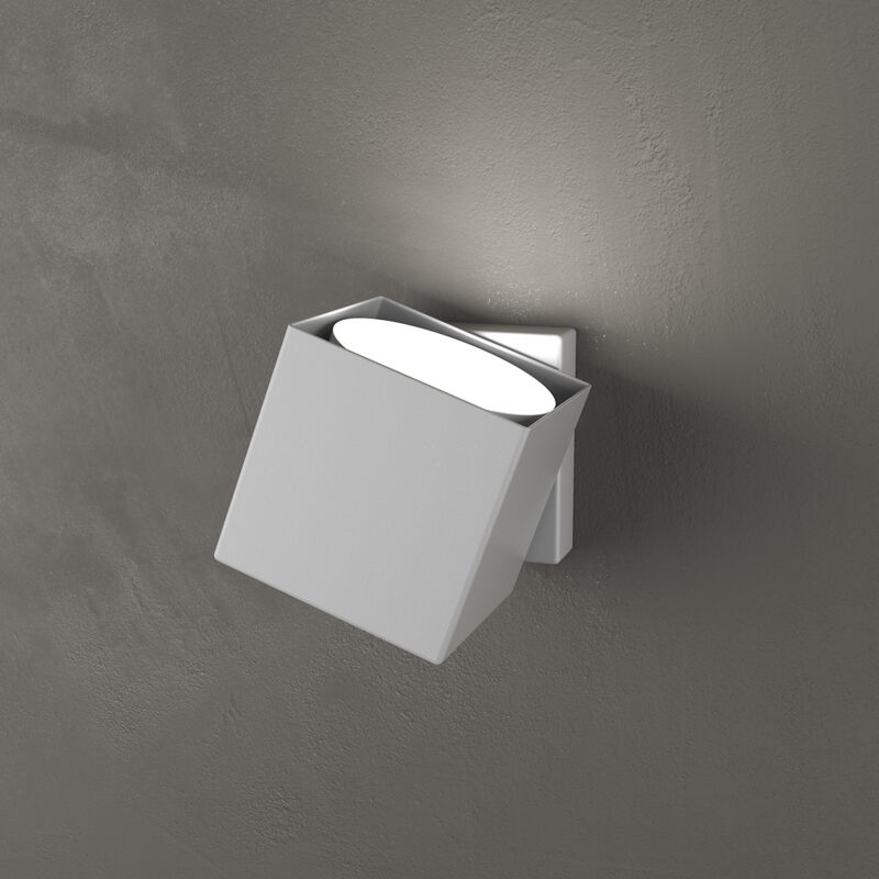 foto del prodotto applique moderna rotation metallo grigio 1 luce gx53