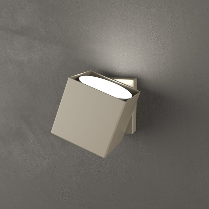 foto del prodotto applique moderna rotation metallo sabbia 1 luce gx53