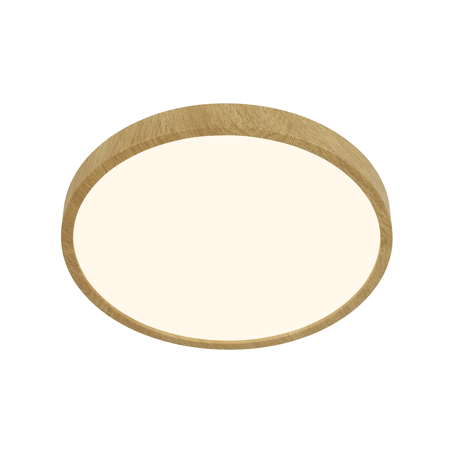 foto del prodotto applique moderna runa wood metallo effetto legno led integrato 24w 3000k