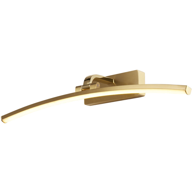 foto del prodotto applique moderna santorini acciaio ottone alluminio led 11,03w 3000k