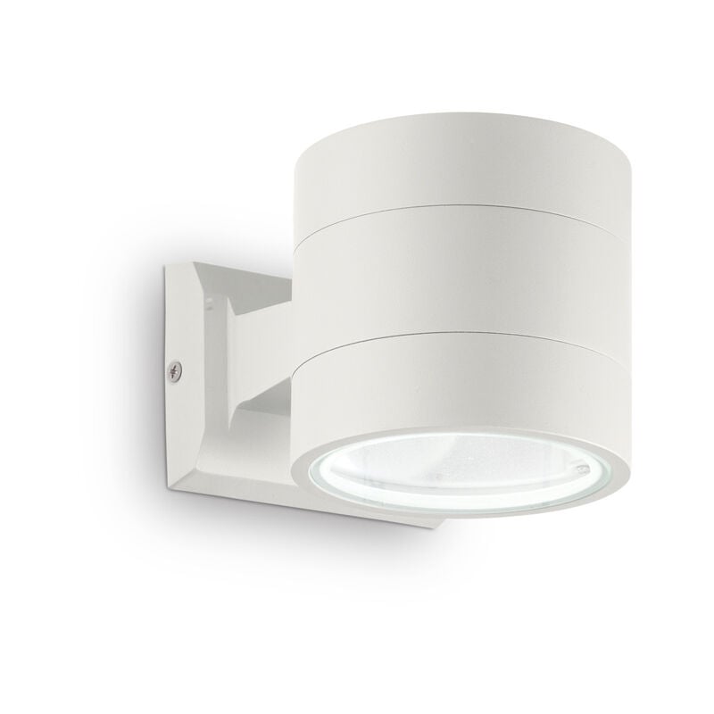 foto del prodotto applique moderna snif round alluminio bianco 1 luce g9 3w 3000k luce calda