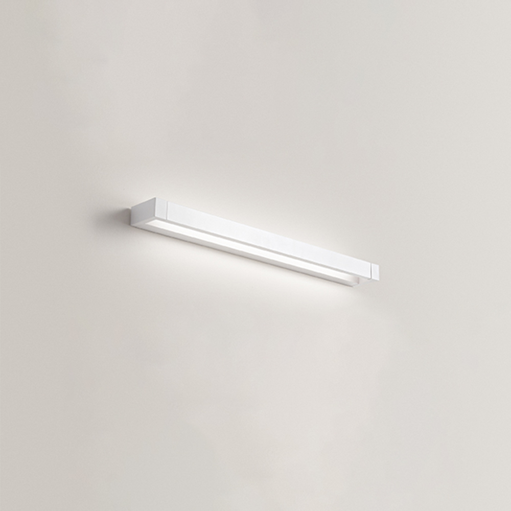 foto del prodotto applique moderna sway metallo bianco acrilico led 23w 3000k