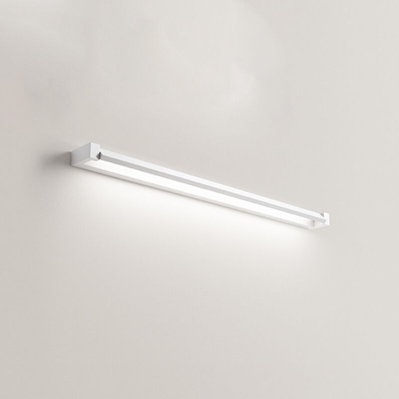foto del prodotto applique moderna sway metallo bianco acrilico led 35w 3000k