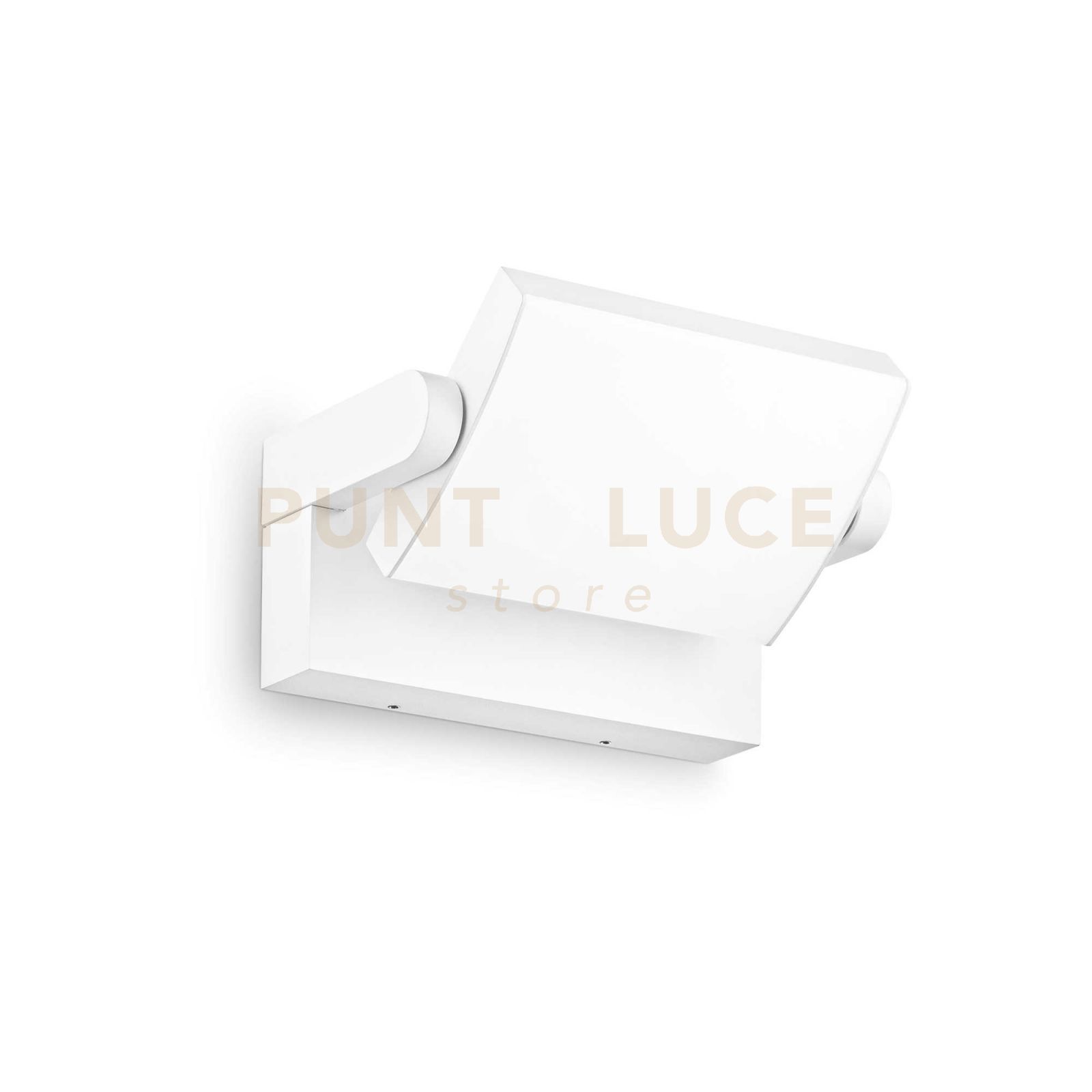 foto del prodotto applique moderna swipe alluminio bianco led 20,5w 3000k luce calda