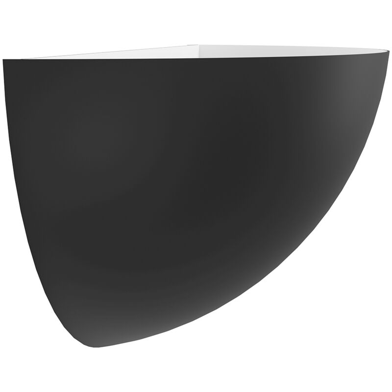 foto del prodotto applique moderna tanura acciaio nero 1 luce e27