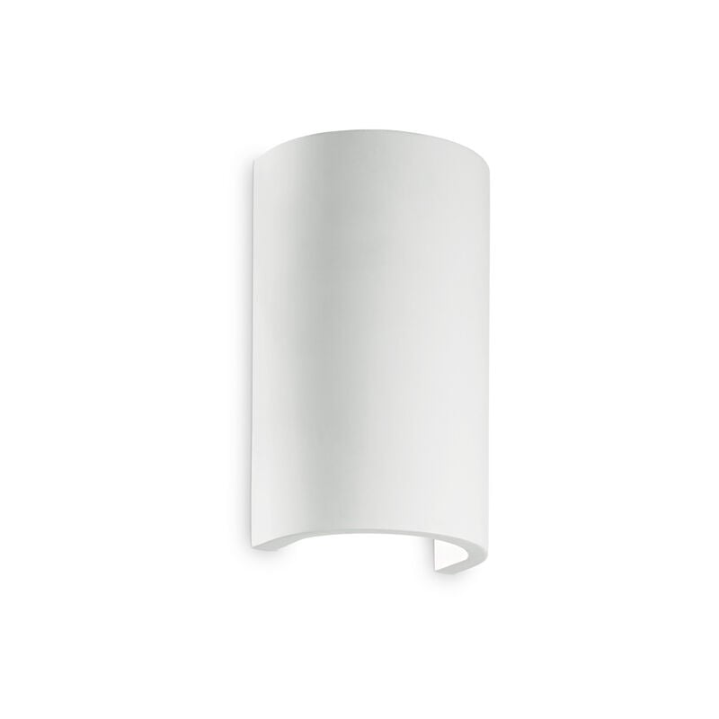 foto del prodotto applique moderna tonda flash gesso bianco 1 luce g9 3w 3000k luce calda