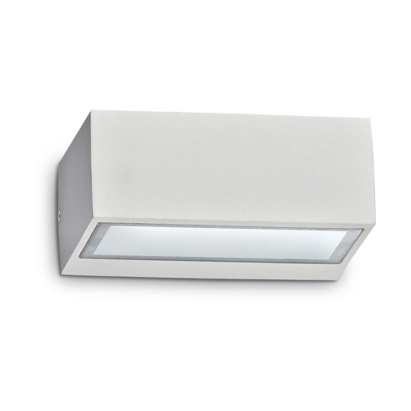 foto del prodotto applique moderna twin alluminio bianco 1 luce g9 3w 3000k luce calda