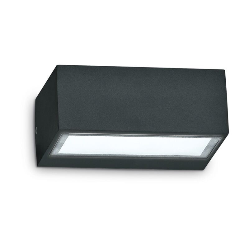 foto del prodotto applique moderna twin alluminio nero 1 luce g9 3w 3000k luce calda