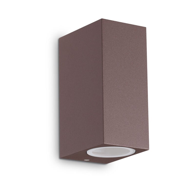 foto del prodotto applique moderna up alluminio coffee 2 luci g9 3w 3000k luce calda