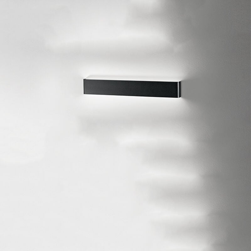 foto del prodotto applique moderna way metallo nero led 20w 3000k