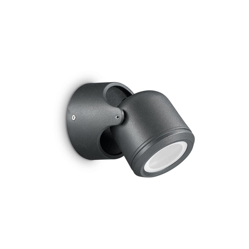 foto del prodotto applique moderna xeno alluminio nero 1 luce gu10